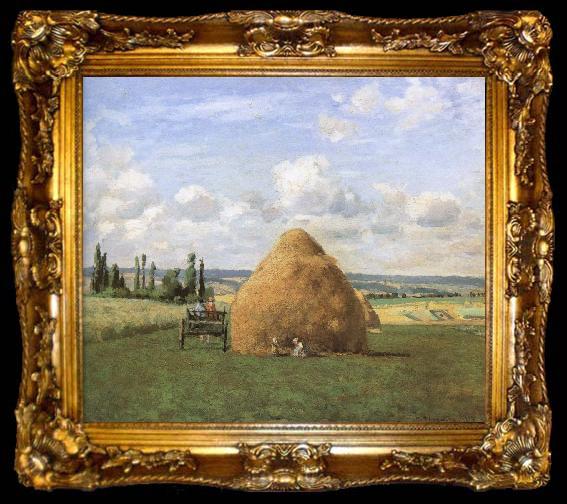 framed  Camille Pissarro Buy Haystack, ta009-2